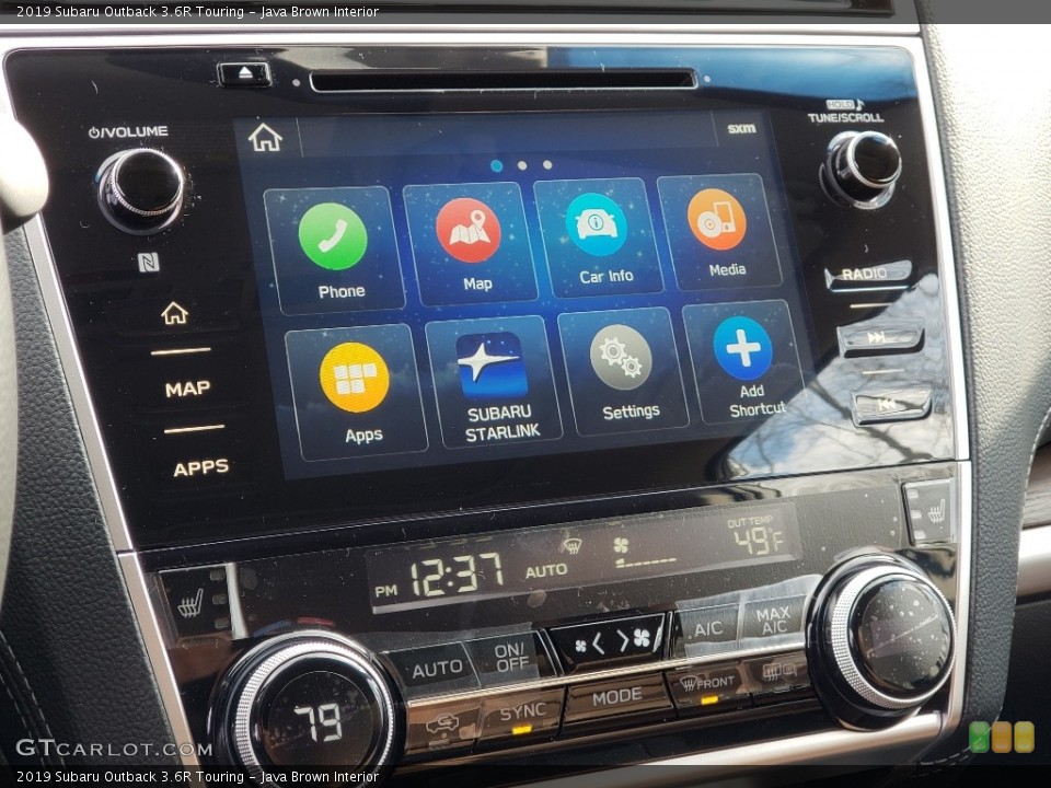 Java Brown Interior Controls for the 2019 Subaru Outback 3.6R Touring #131004518
