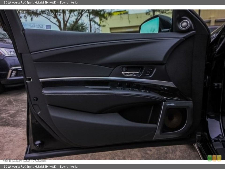 Ebony Interior Door Panel for the 2019 Acura RLX Sport Hybrid SH-AWD #131007527
