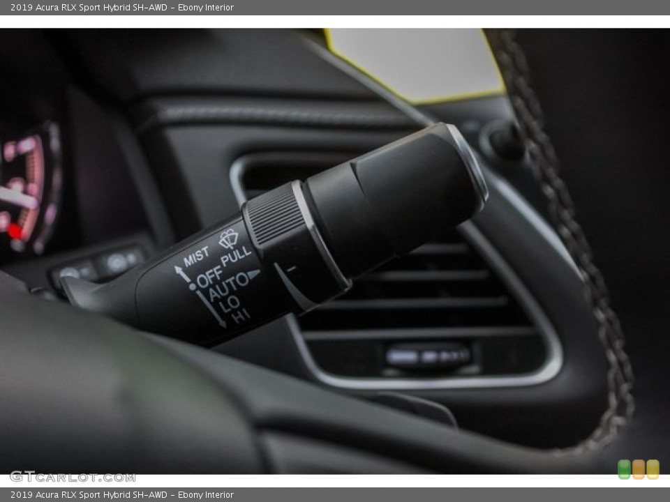 Ebony Interior Controls for the 2019 Acura RLX Sport Hybrid SH-AWD #131007635