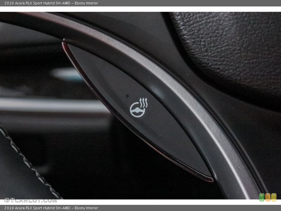 Ebony Interior Steering Wheel for the 2019 Acura RLX Sport Hybrid SH-AWD #131007644