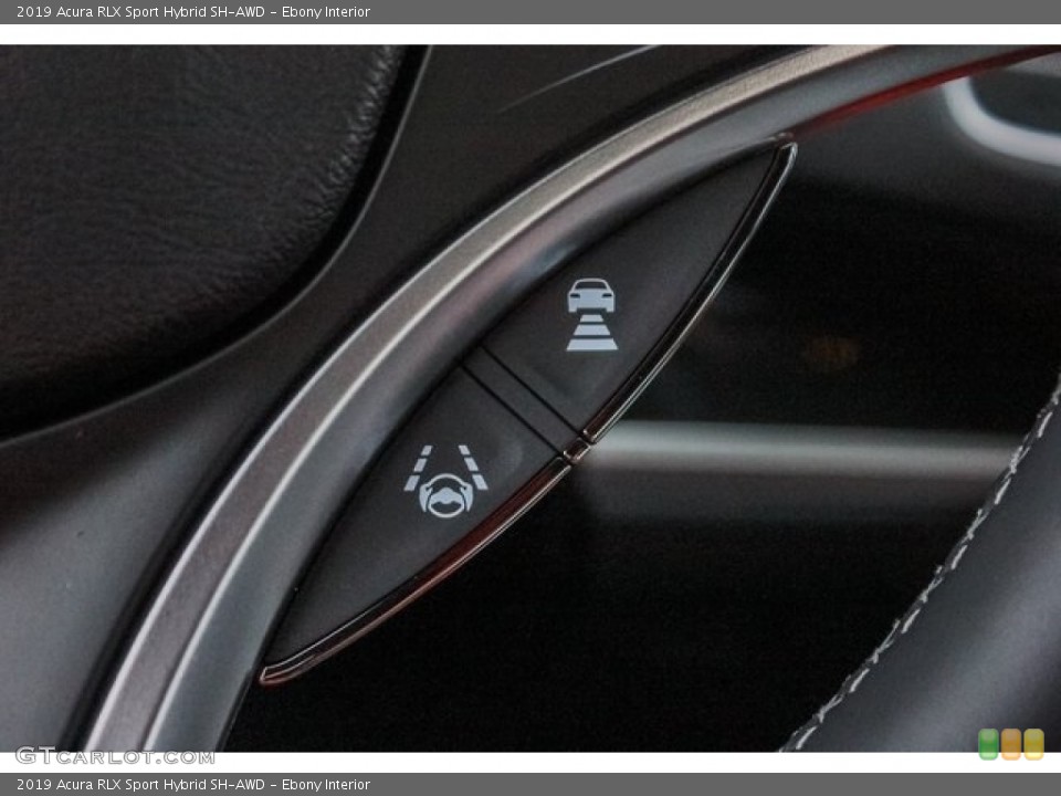 Ebony Interior Steering Wheel for the 2019 Acura RLX Sport Hybrid SH-AWD #131007650