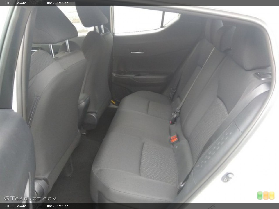 Black Interior Rear Seat for the 2019 Toyota C-HR LE #131013963