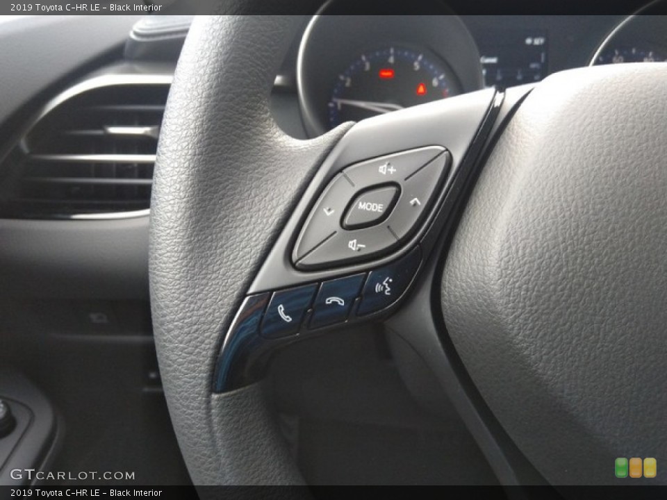 Black Interior Steering Wheel for the 2019 Toyota C-HR LE #131014036