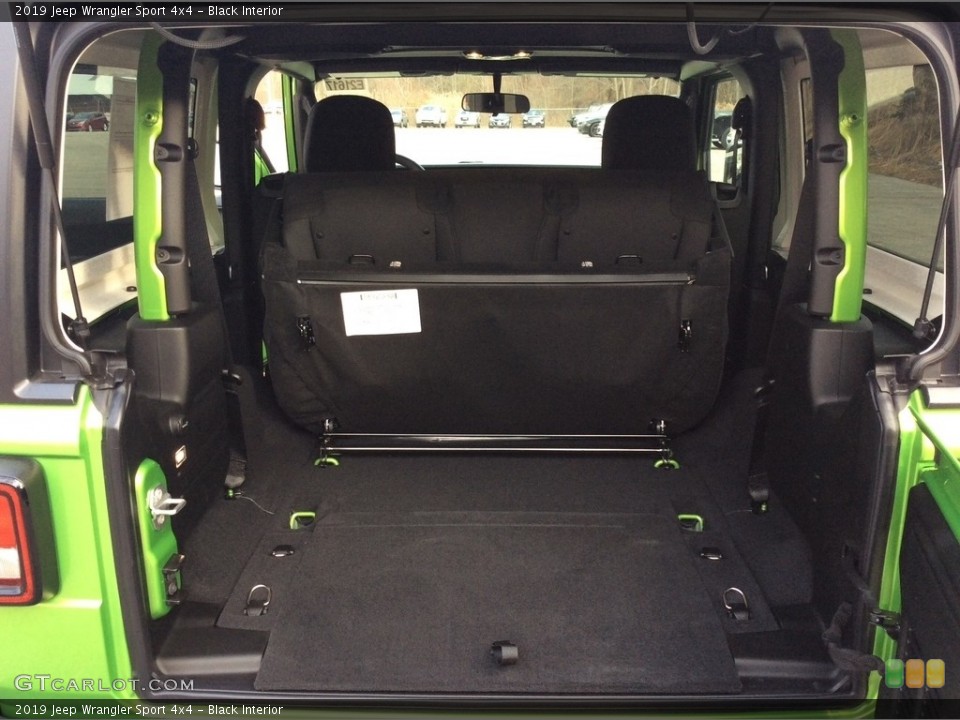 Black Interior Trunk for the 2019 Jeep Wrangler Sport 4x4 #131015550