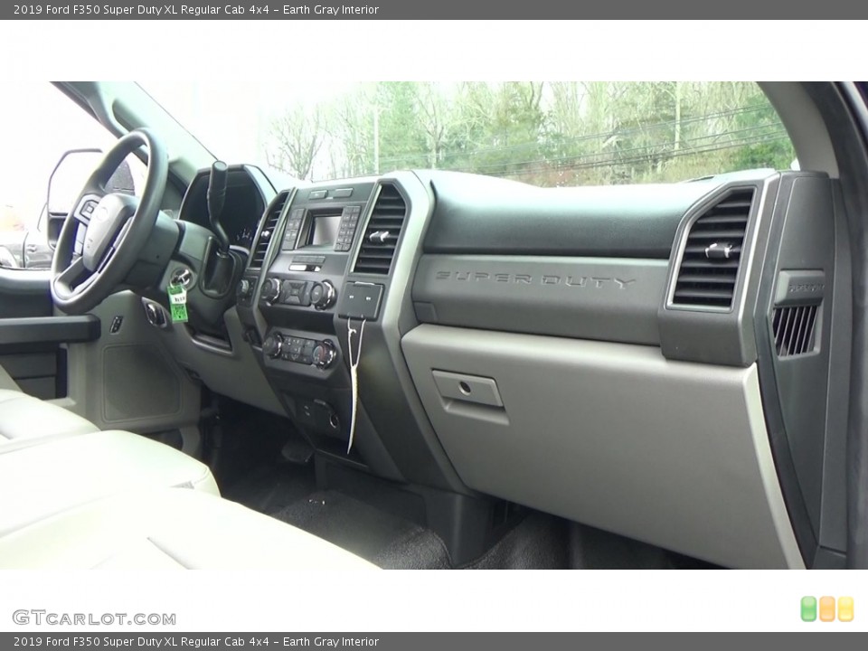 Earth Gray Interior Dashboard for the 2019 Ford F350 Super Duty XL Regular Cab 4x4 #131018190