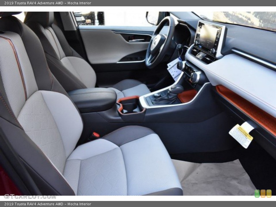 Mocha Interior Front Seat for the 2019 Toyota RAV4 Adventure AWD #131021934
