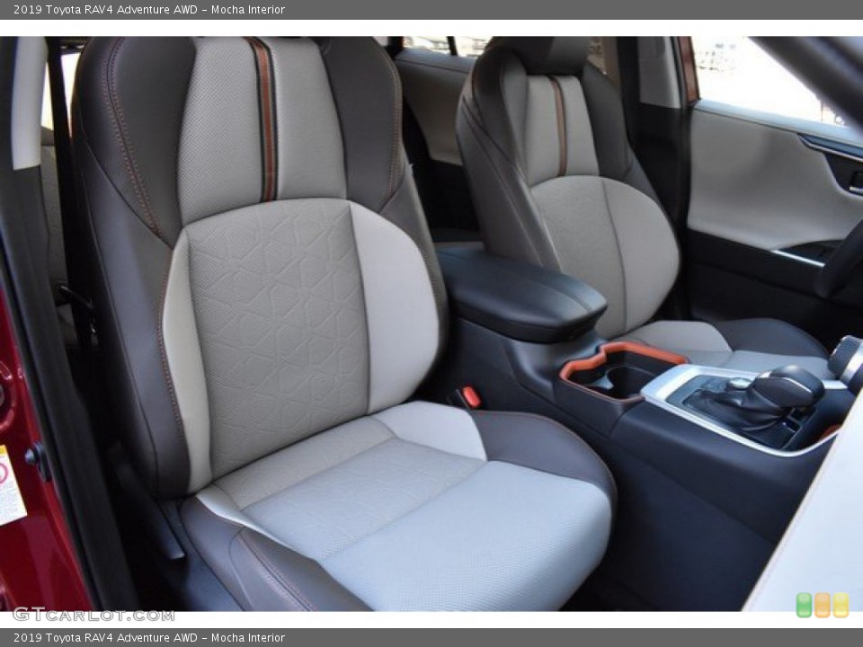 Mocha Interior Front Seat for the 2019 Toyota RAV4 Adventure AWD #131021952