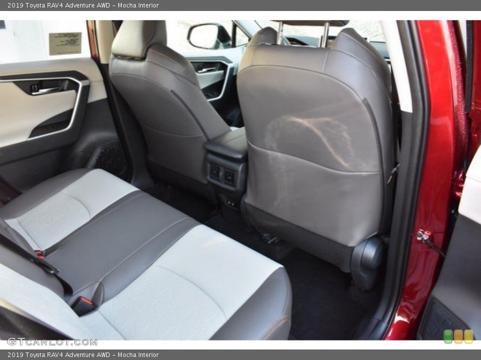 Mocha Interior Rear Seat for the 2019 Toyota RAV4 Adventure AWD #131022000
