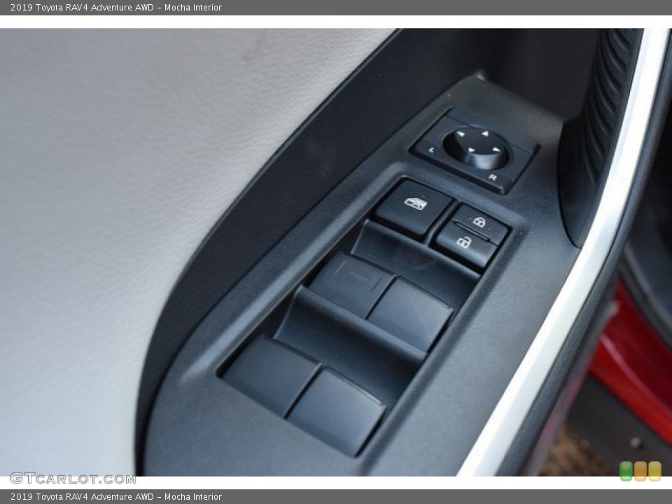 Mocha Interior Controls for the 2019 Toyota RAV4 Adventure AWD #131022090