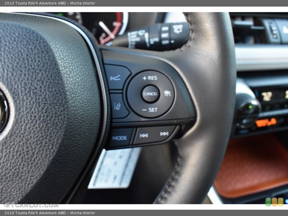 Mocha Interior Steering Wheel for the 2019 Toyota RAV4 Adventure AWD #131022132
