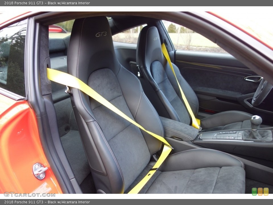 Black w/Alcantara Interior Front Seat for the 2018 Porsche 911 GT3 #131022927