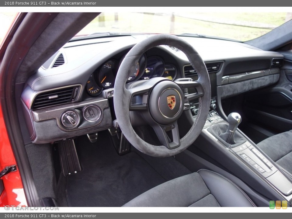 Black w/Alcantara Interior Steering Wheel for the 2018 Porsche 911 GT3 #131022957