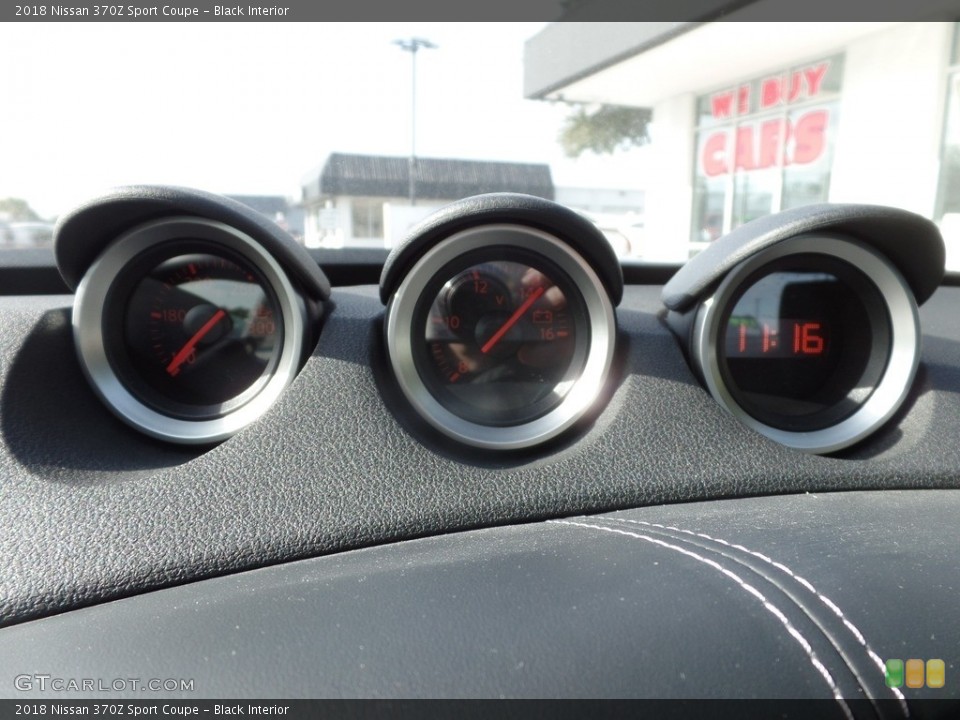 Black Interior Gauges for the 2018 Nissan 370Z Sport Coupe #131033412