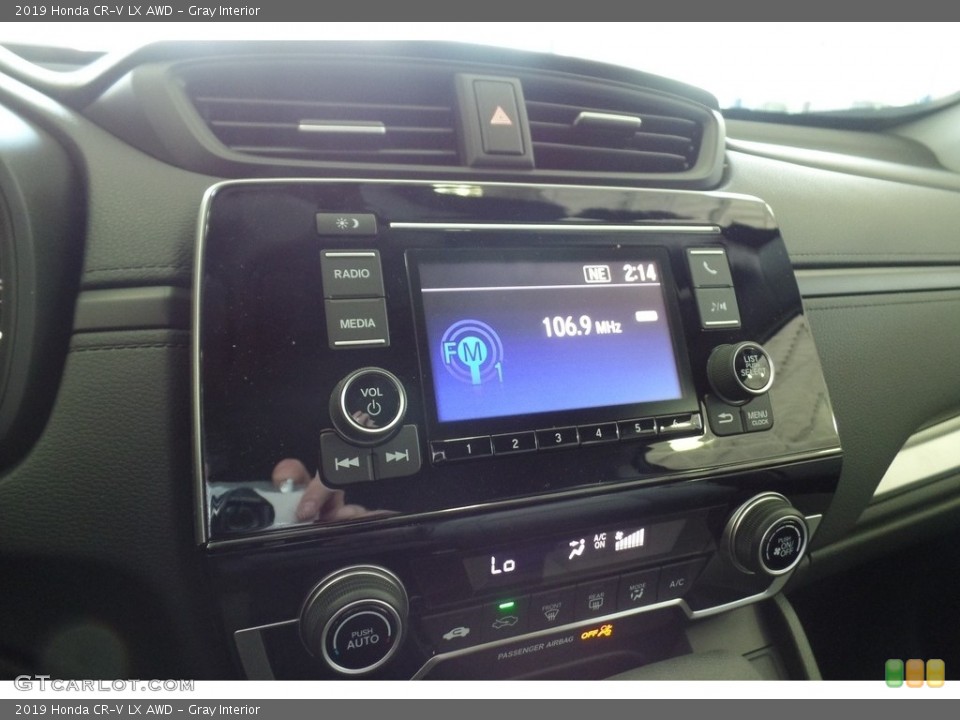 Gray Interior Controls for the 2019 Honda CR-V LX AWD #131034770