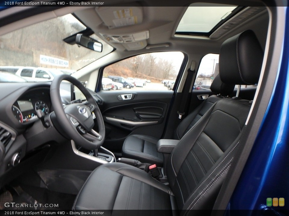 Ebony Black Interior Photo for the 2018 Ford EcoSport Titanium 4WD #131034822