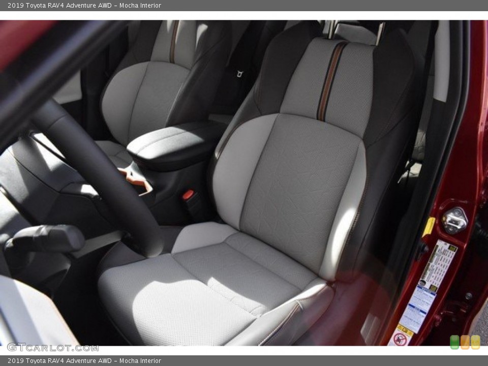 Mocha Interior Front Seat for the 2019 Toyota RAV4 Adventure AWD #131041708