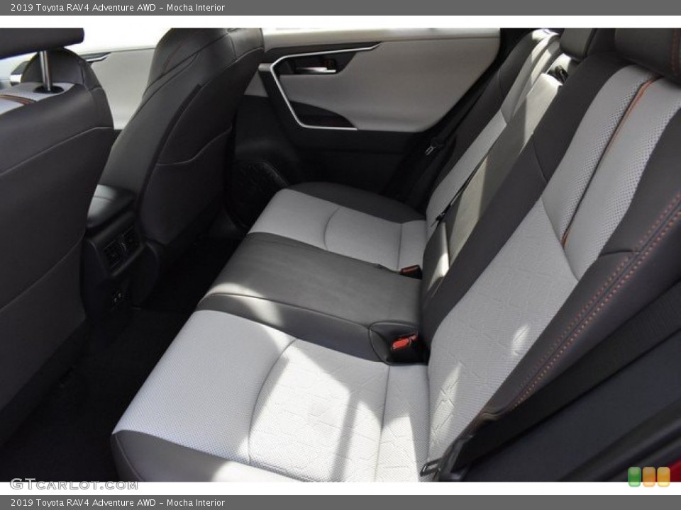 Mocha Interior Rear Seat For The 2019 Toyota Rav4 Adventure