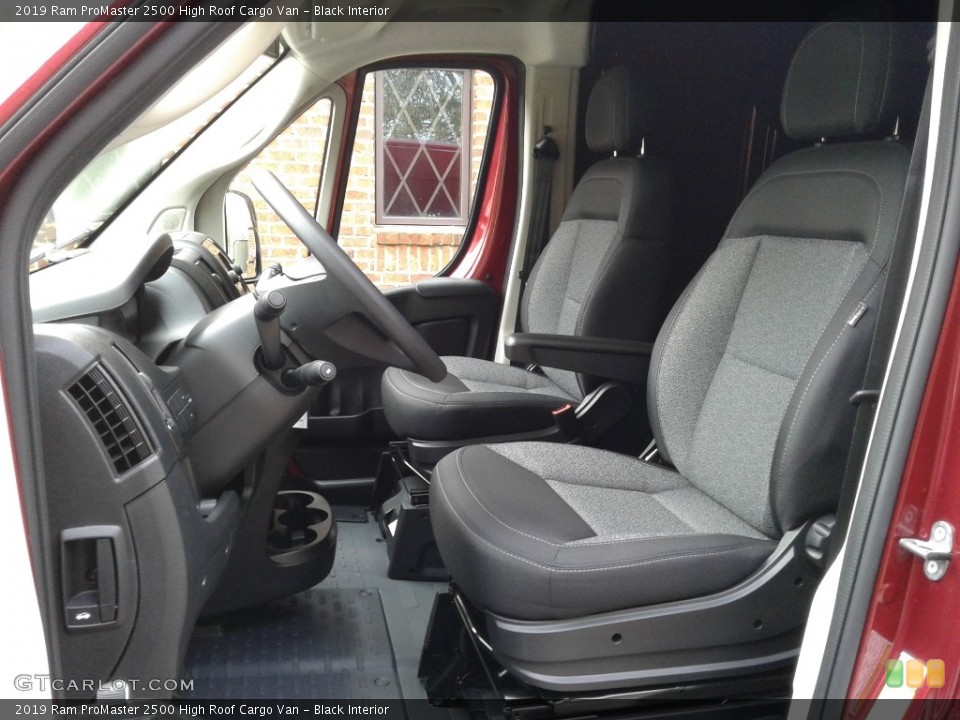 Black Interior Photo for the 2019 Ram ProMaster 2500 High Roof Cargo Van #131042010