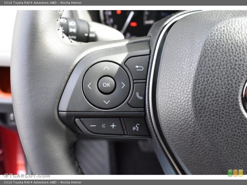 Mocha Interior Steering Wheel for the 2019 Toyota RAV4 Adventure AWD #131042016