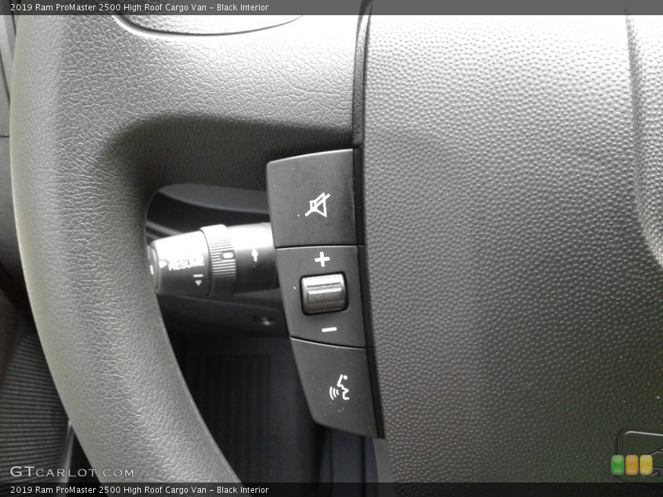 Black Interior Steering Wheel for the 2019 Ram ProMaster 2500 High Roof Cargo Van #131042128