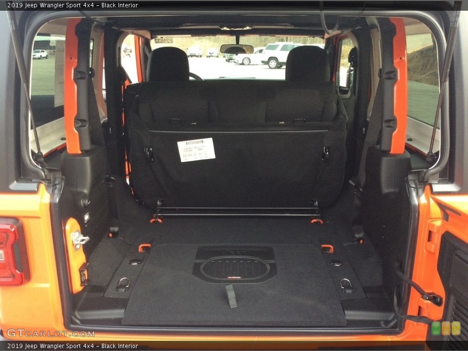 Black Interior Trunk for the 2019 Jeep Wrangler Sport 4x4 #131049224