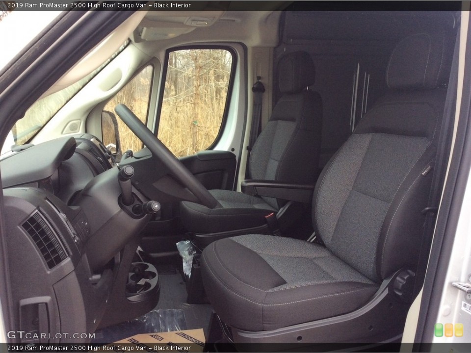Black Interior Photo for the 2019 Ram ProMaster 2500 High Roof Cargo Van #131049497