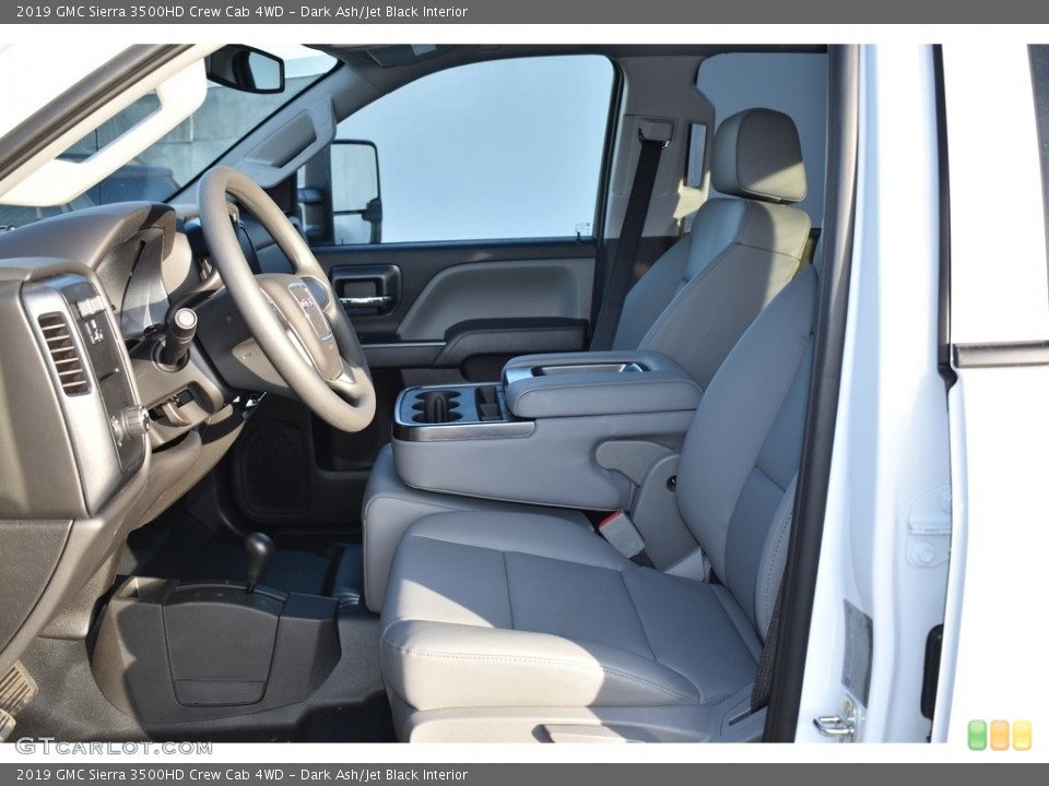 Dark Ash/Jet Black Interior Photo for the 2019 GMC Sierra 3500HD Crew Cab 4WD #131053352