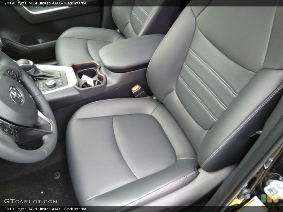 Black Interior Front Seat for the 2019 Toyota RAV4 Limited AWD #131054438