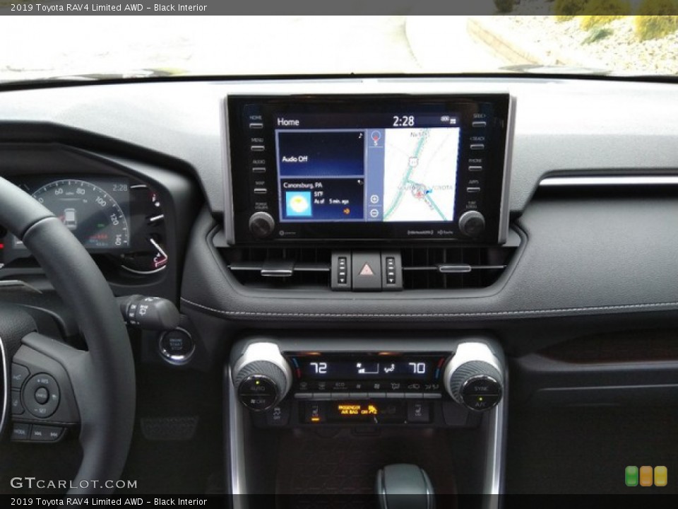 Black Interior Navigation for the 2019 Toyota RAV4 Limited AWD #131054564