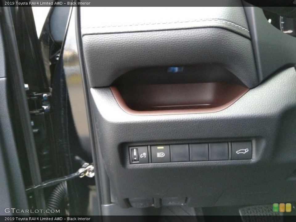 Black Interior Controls for the 2019 Toyota RAV4 Limited AWD #131054618