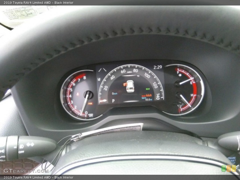 Black Interior Gauges for the 2019 Toyota RAV4 Limited AWD #131054657