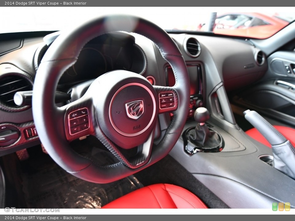 Black Interior Steering Wheel for the 2014 Dodge SRT Viper Coupe #131056634