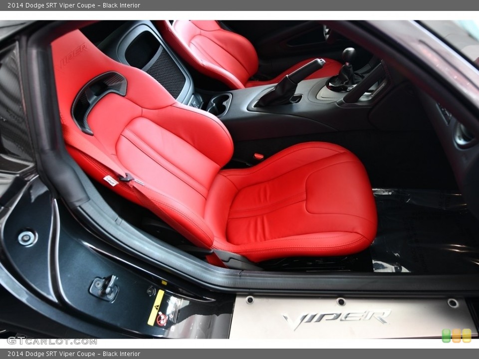 Black 2014 Dodge SRT Viper Interiors