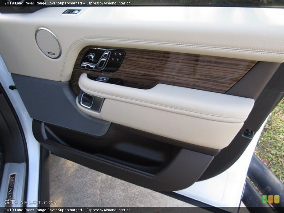 Espresso/Almond Interior Door Panel for the 2019 Land Rover Range Rover Supercharged #131056979