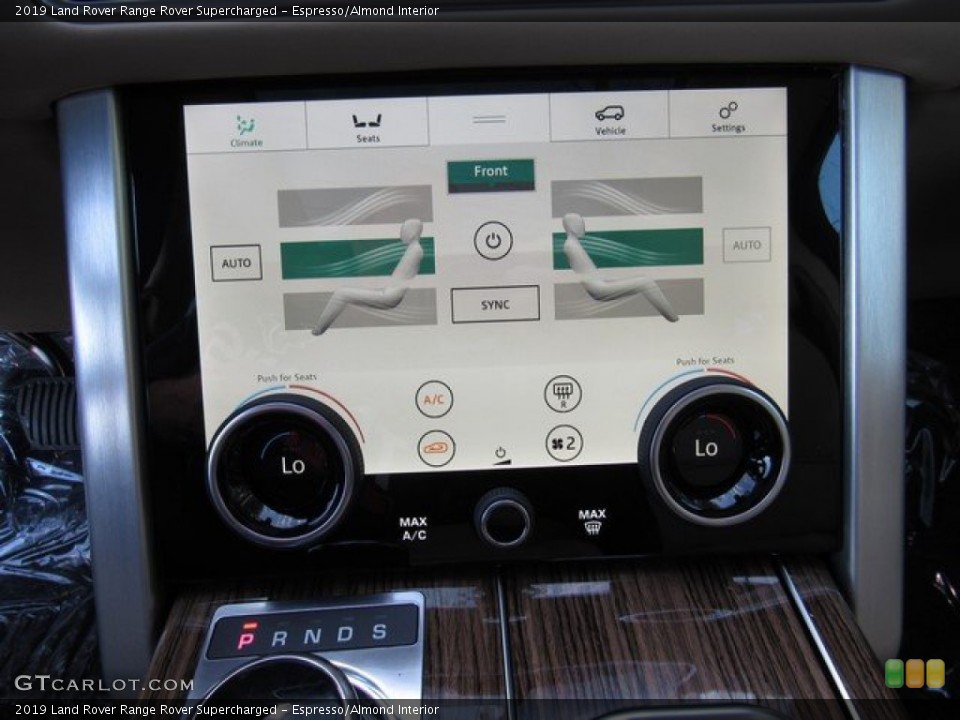 Espresso/Almond Interior Controls for the 2019 Land Rover Range Rover Supercharged #131057318