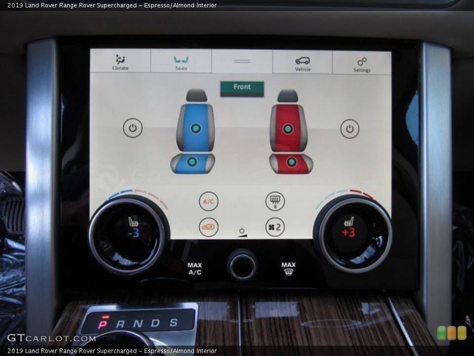Espresso/Almond Interior Controls for the 2019 Land Rover Range Rover Supercharged #131057332