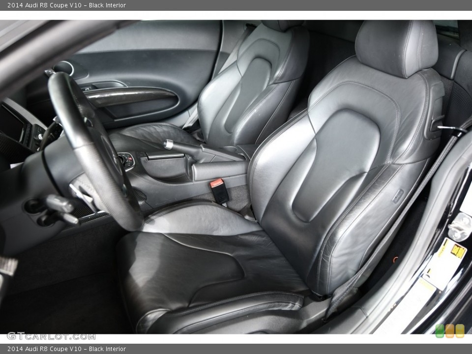 Black Interior Front Seat for the 2014 Audi R8 Coupe V10 #131057348