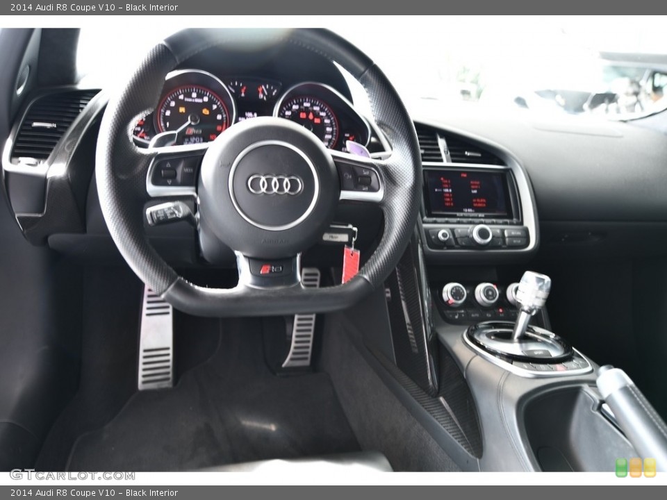 Black Interior Steering Wheel for the 2014 Audi R8 Coupe V10 #131057393