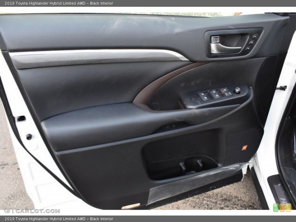 Black Interior Door Panel for the 2019 Toyota Highlander Hybrid Limited AWD #131062010