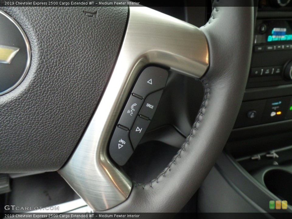 Medium Pewter Interior Steering Wheel for the 2019 Chevrolet Express 2500 Cargo Extended WT #131064782