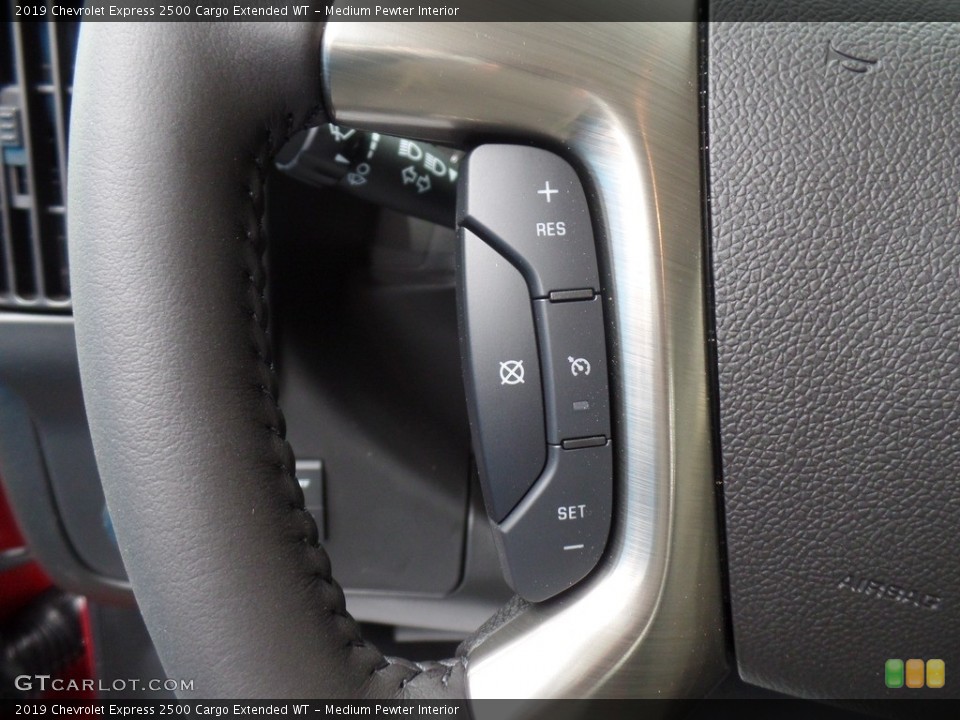 Medium Pewter Interior Steering Wheel for the 2019 Chevrolet Express 2500 Cargo Extended WT #131064803