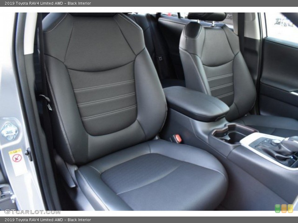Black Interior Front Seat for the 2019 Toyota RAV4 Limited AWD #131065781