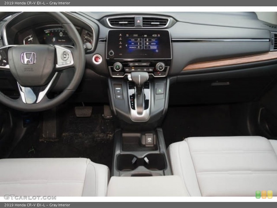 Gray Interior Dashboard for the 2019 Honda CR-V EX-L #131069780