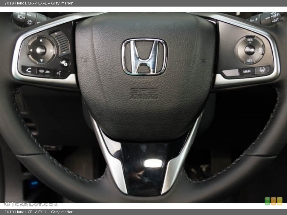 Gray Interior Steering Wheel for the 2019 Honda CR-V EX-L #131069798