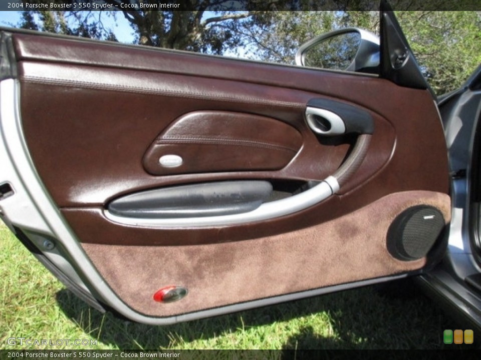 Cocoa Brown Interior Door Panel for the 2004 Porsche Boxster S 550 Spyder #131077882
