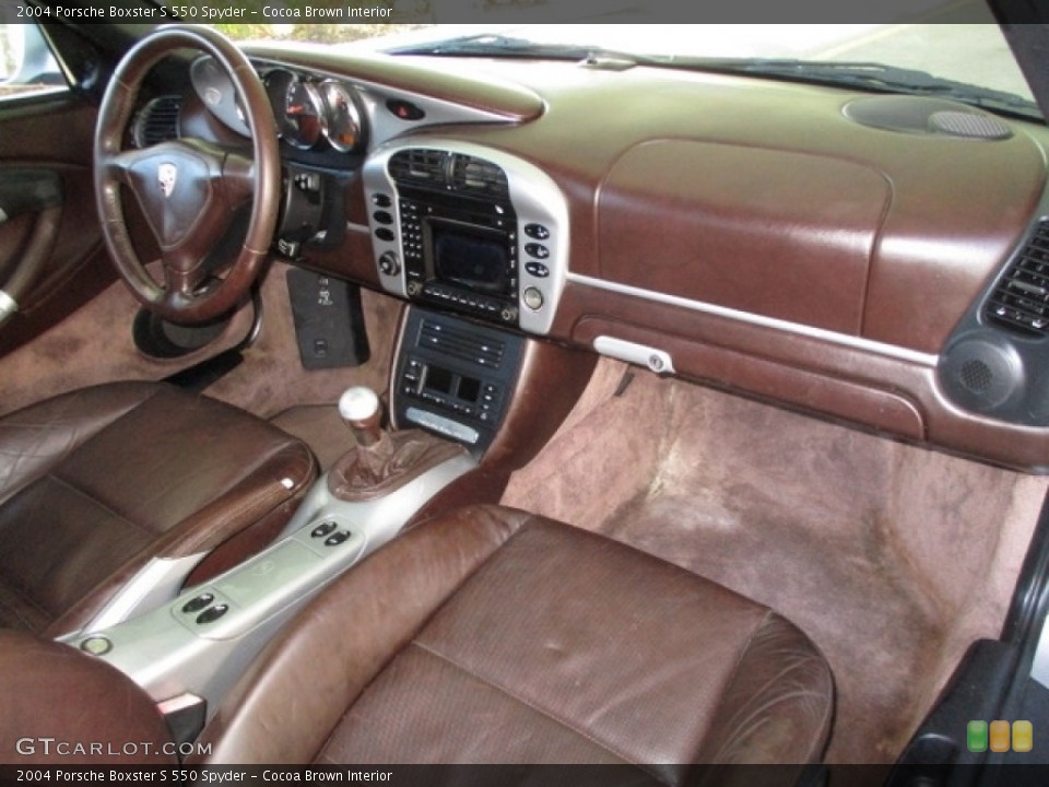 Cocoa Brown Interior Dashboard for the 2004 Porsche Boxster S 550 Spyder #131078371