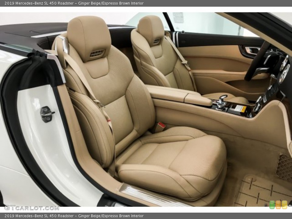 Ginger Beige/Espresso Brown 2019 Mercedes-Benz SL Interiors