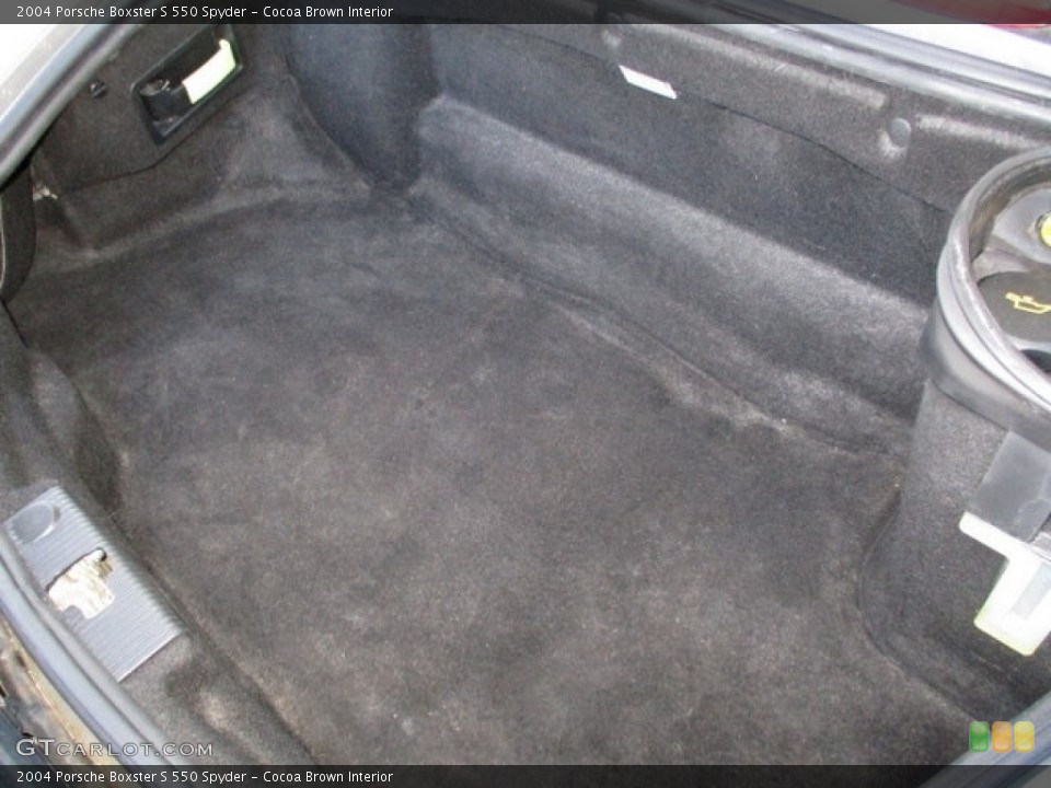 Cocoa Brown Interior Trunk for the 2004 Porsche Boxster S 550 Spyder #131079040