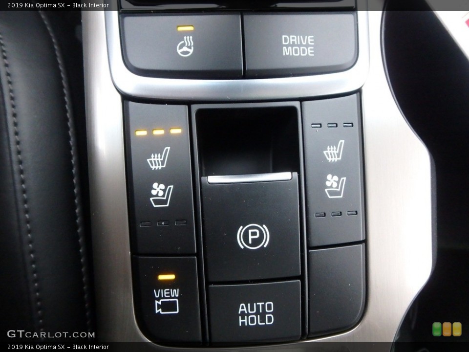 Black Interior Controls for the 2019 Kia Optima SX #131082988