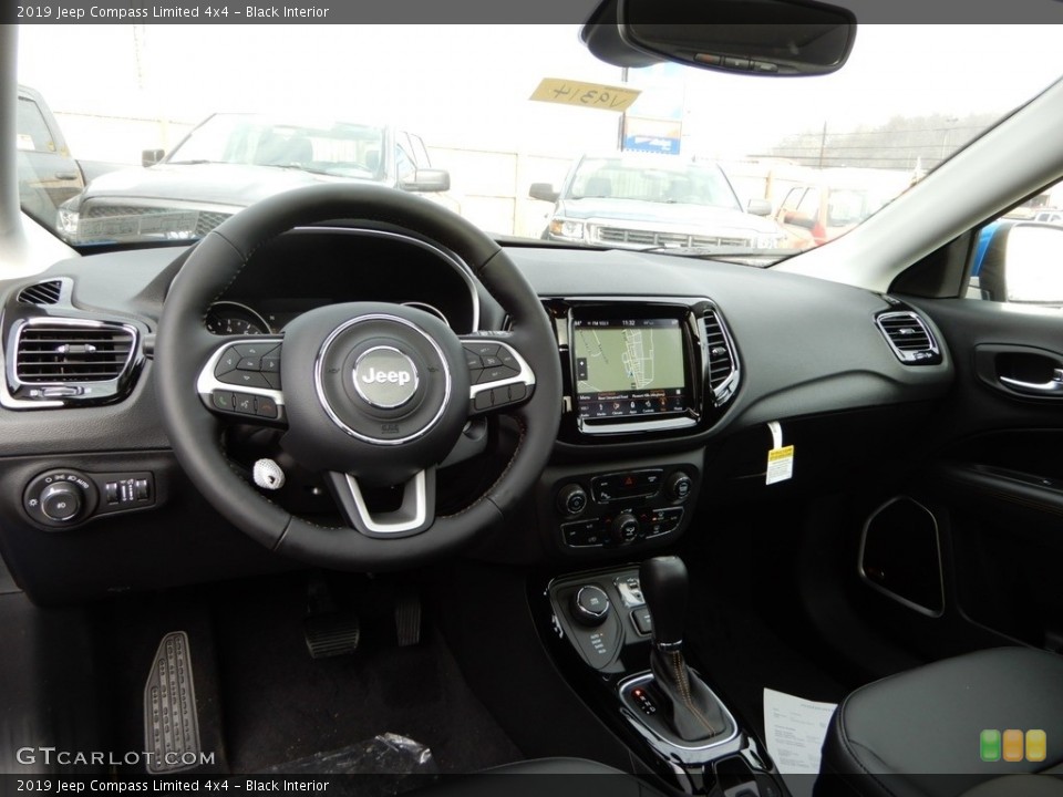 Black Interior Dashboard for the 2019 Jeep Compass Limited 4x4 #131083429